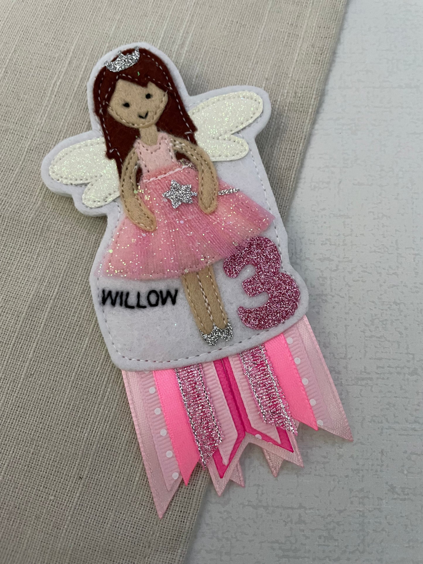 Fairy birthday badge