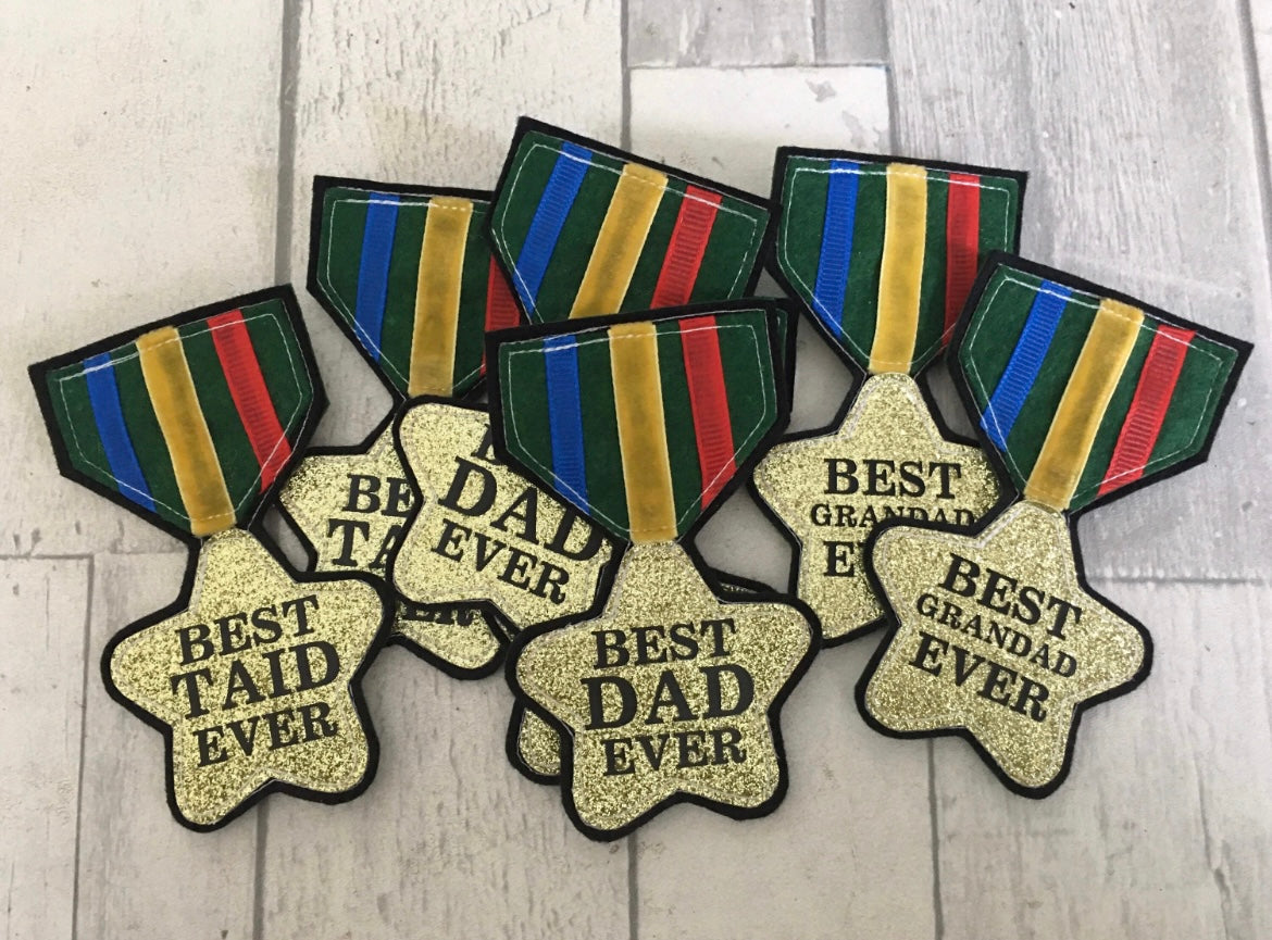 Fathers Day Medal Badge