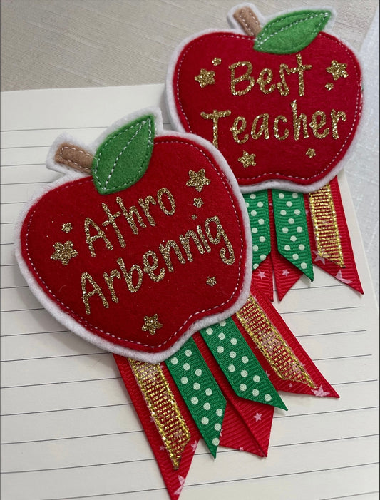 Best Teacher rosette