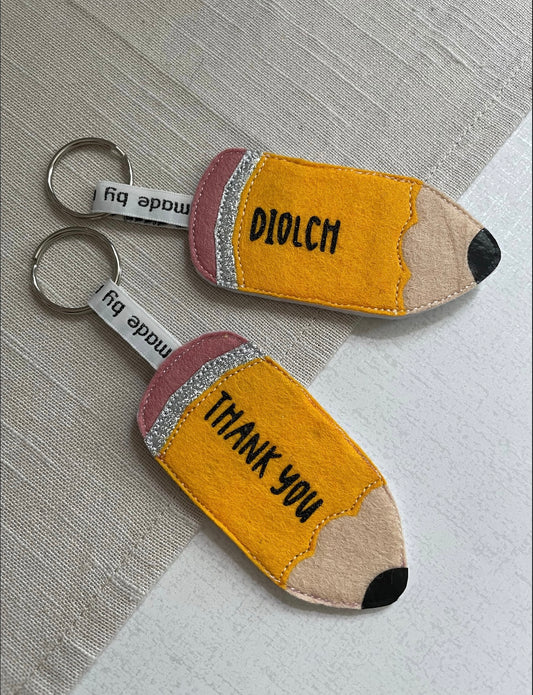 Teachers Pencil keyring