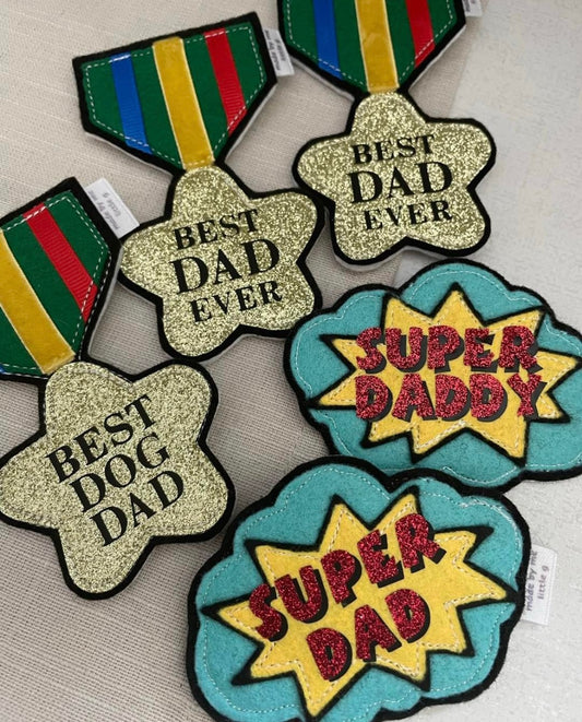 Father Day Comic Book Badge