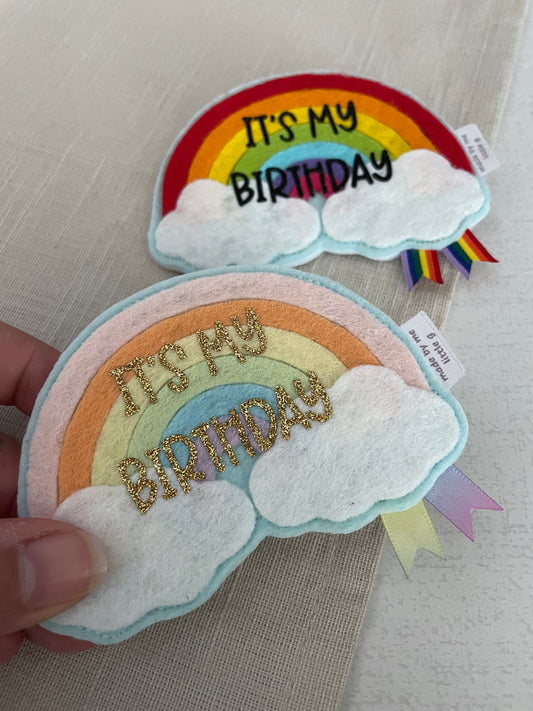 It’s my birthday rainbow badge