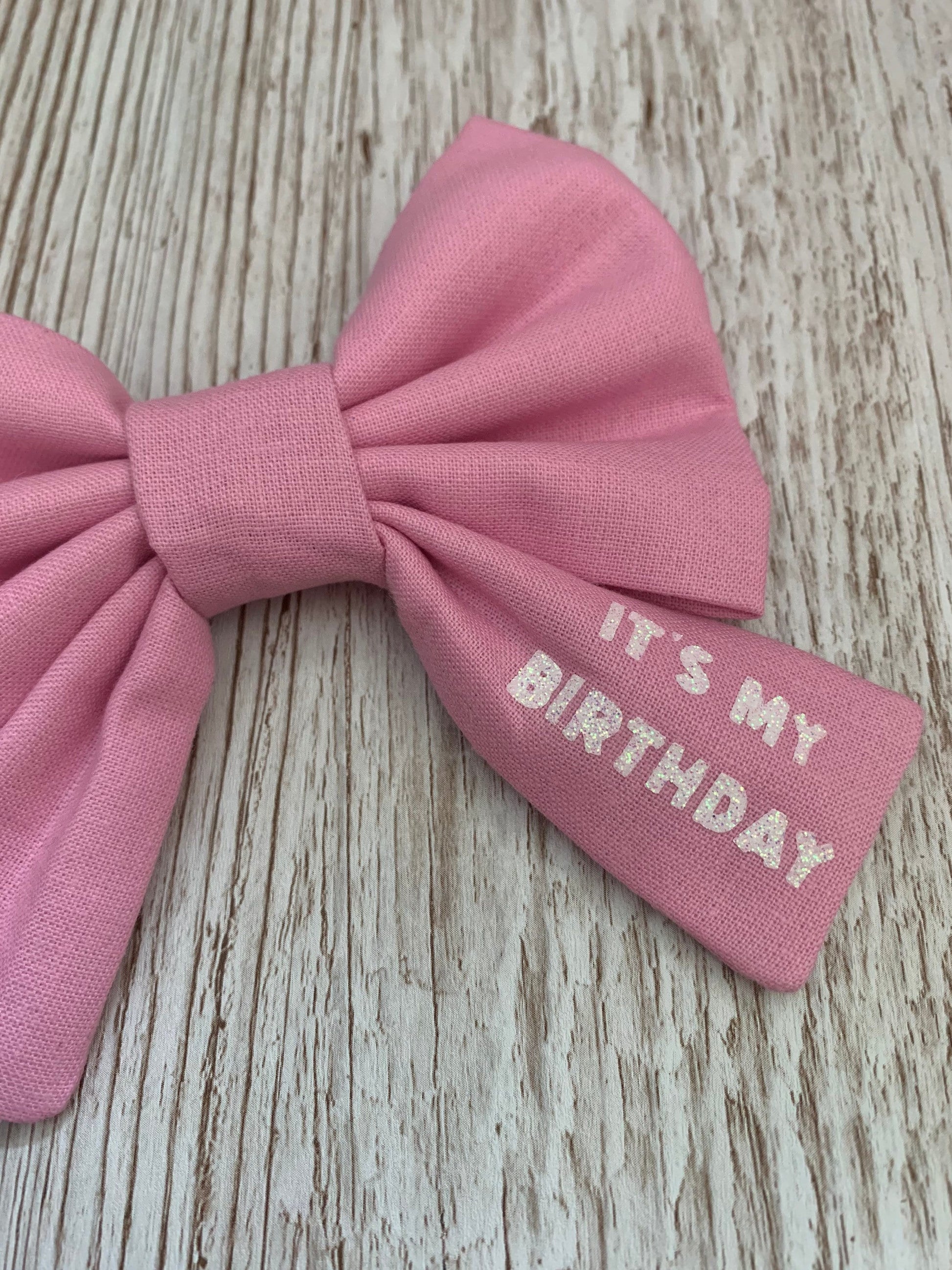 Birthday bow, dog bow, dog birthday bow, it’s my birthday dog bow, dog birthday bow tie, collar bow, pet bow tie