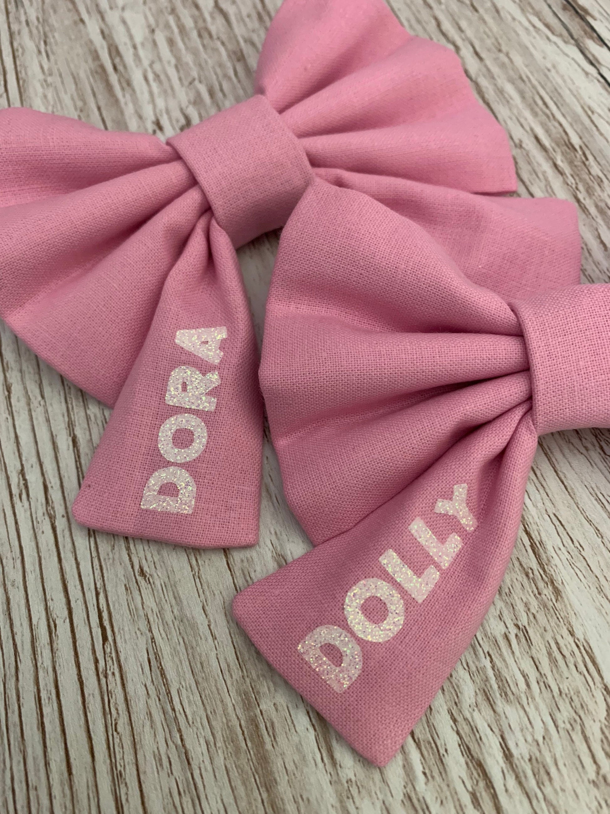 Dog bow, name dog bow, dog bow tie, personalised dog bow, name pet bow, pet bow, pet bow tie