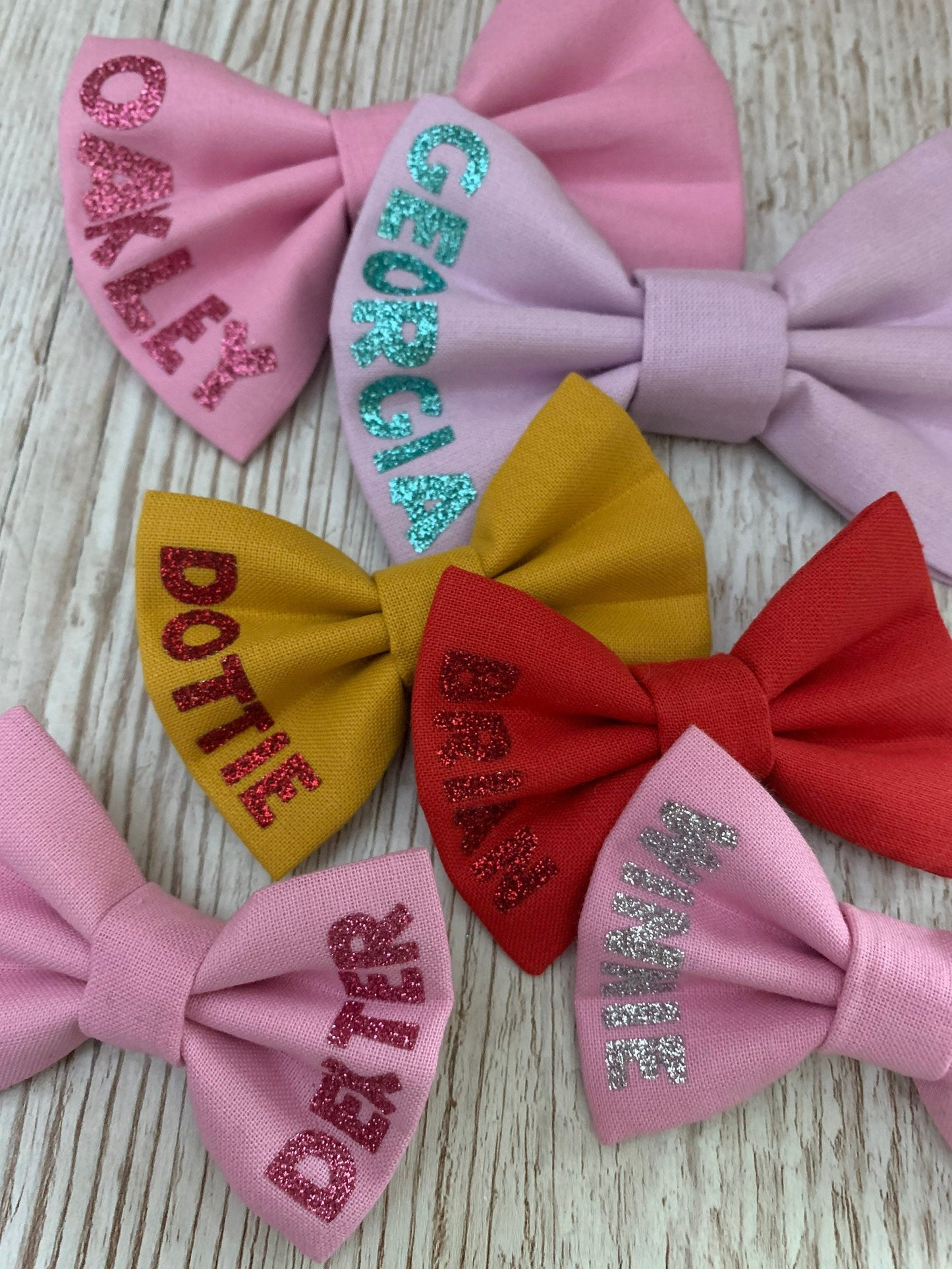 Dog bow, name dog bow, dog bow tie, personalised dog bow, name pet bow, pet bow, pet bow tie