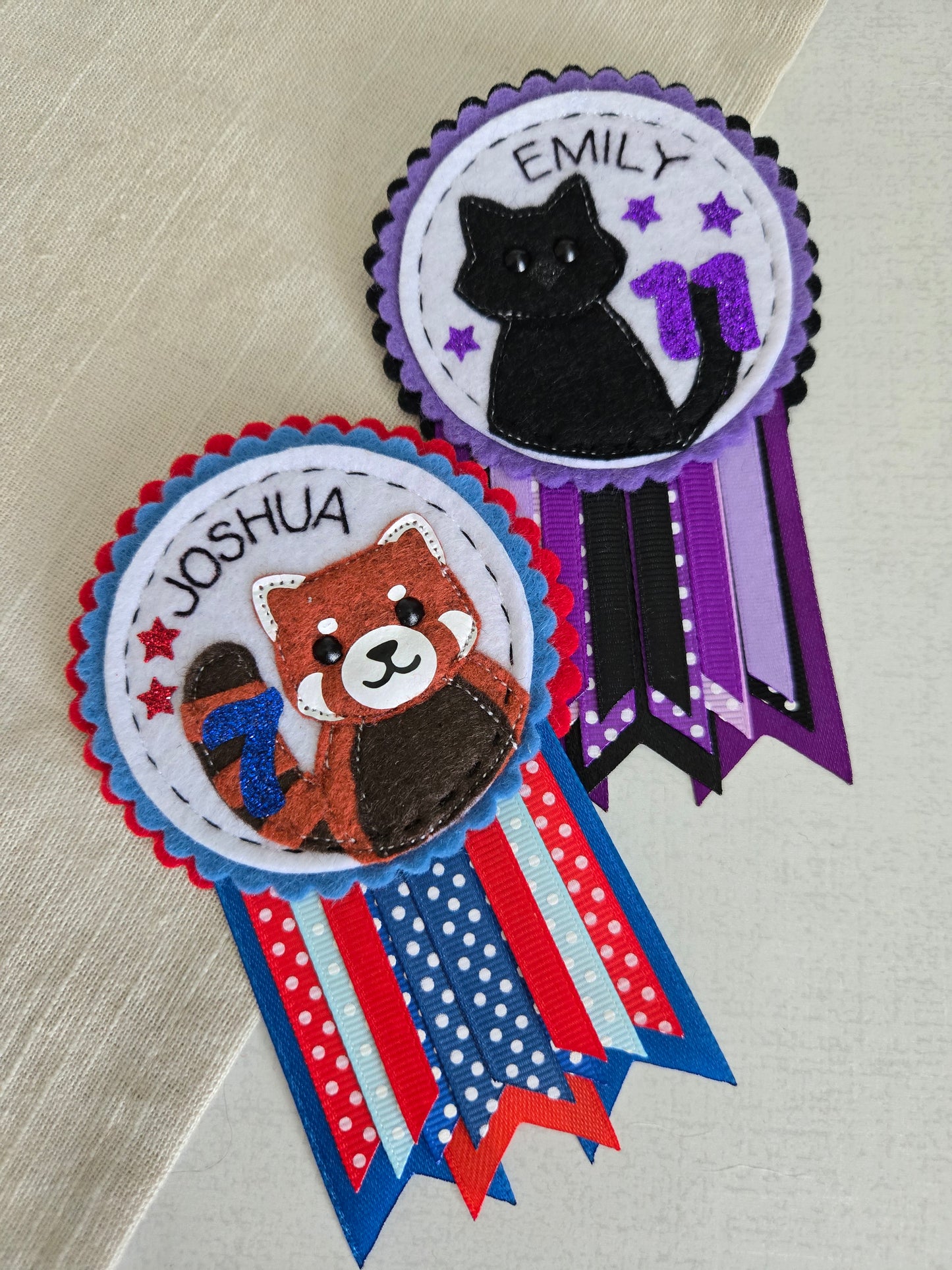 Custom Animal Birthday Rosette