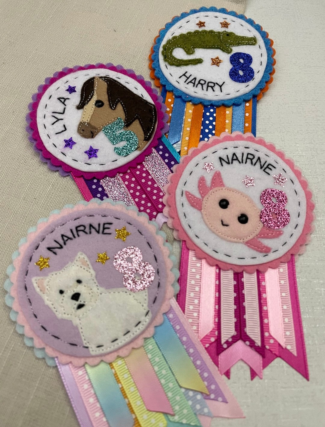 Custom Animal Birthday Rosette
