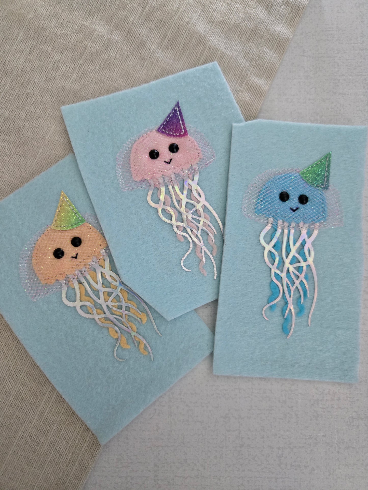 Jellyfish birthday badge