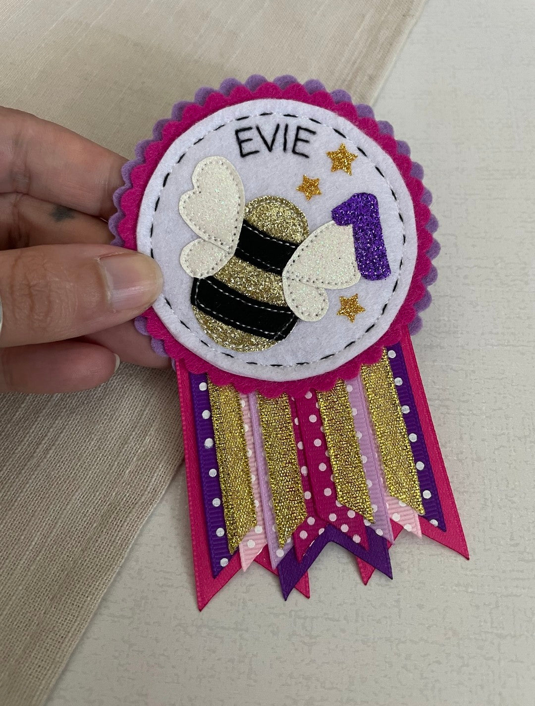 Custom Animal Birthday Rosette