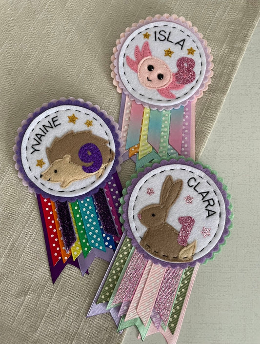 Custom Animal Birthday Rosette