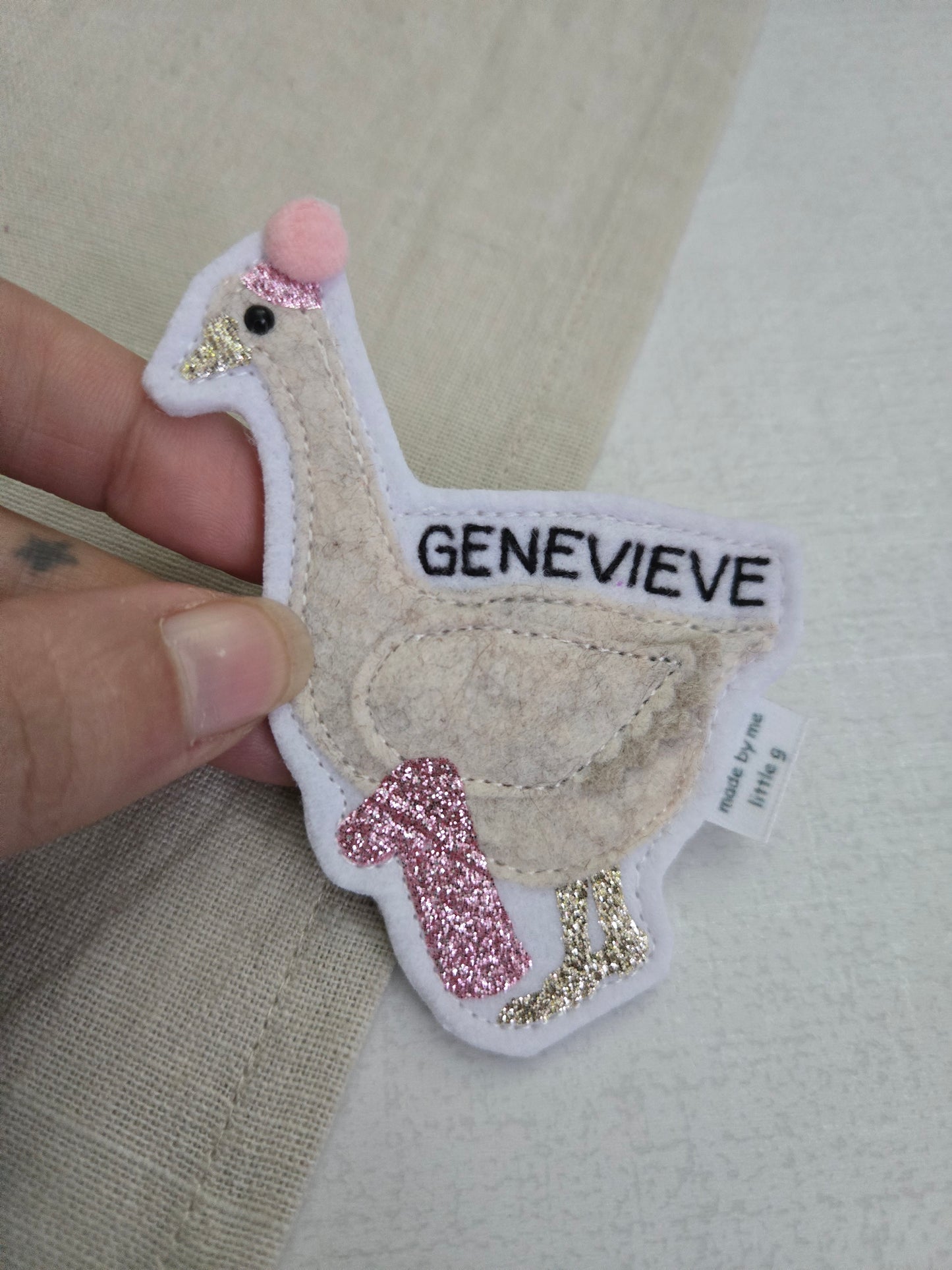 Goose birthday badge