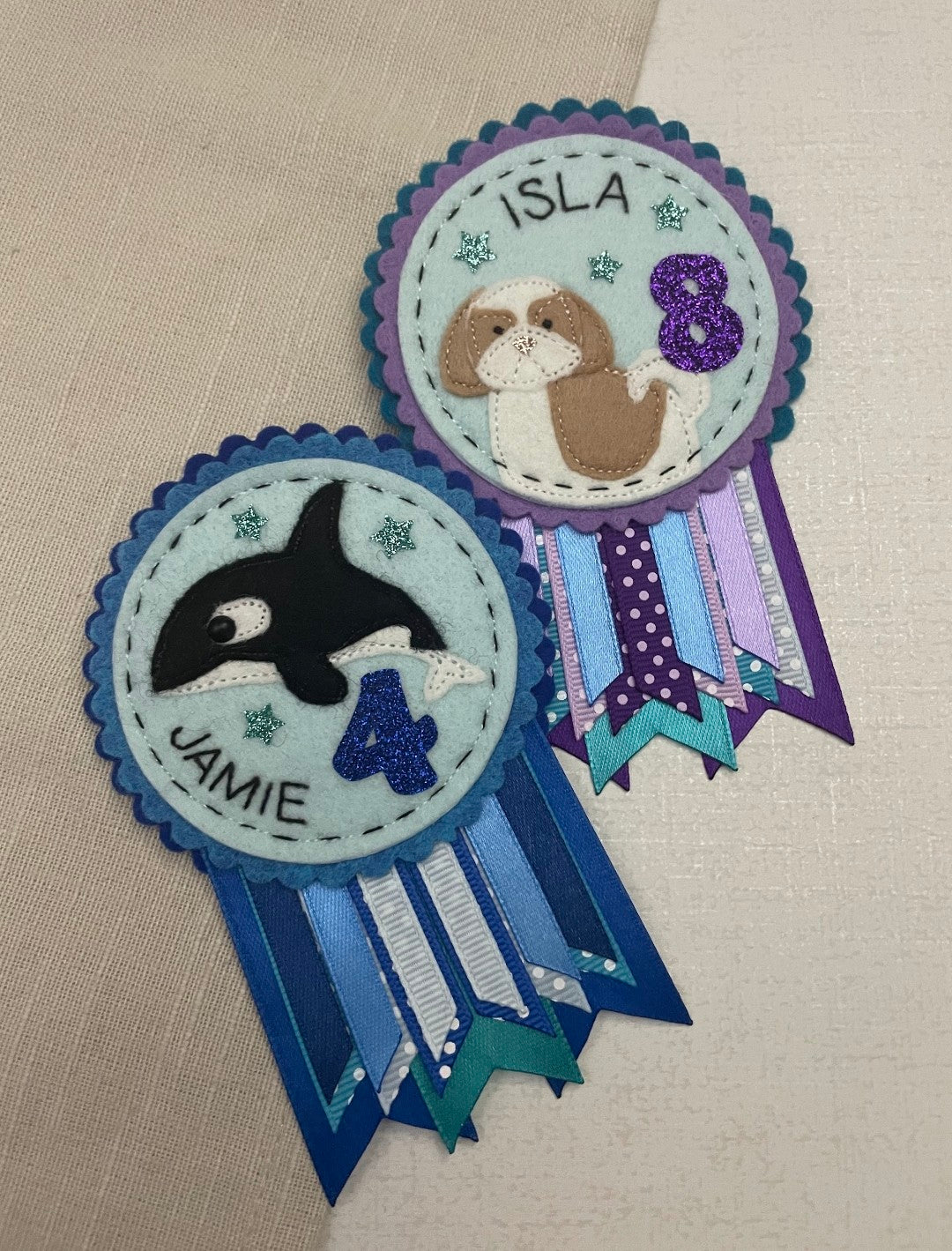Custom Animal Birthday Rosette