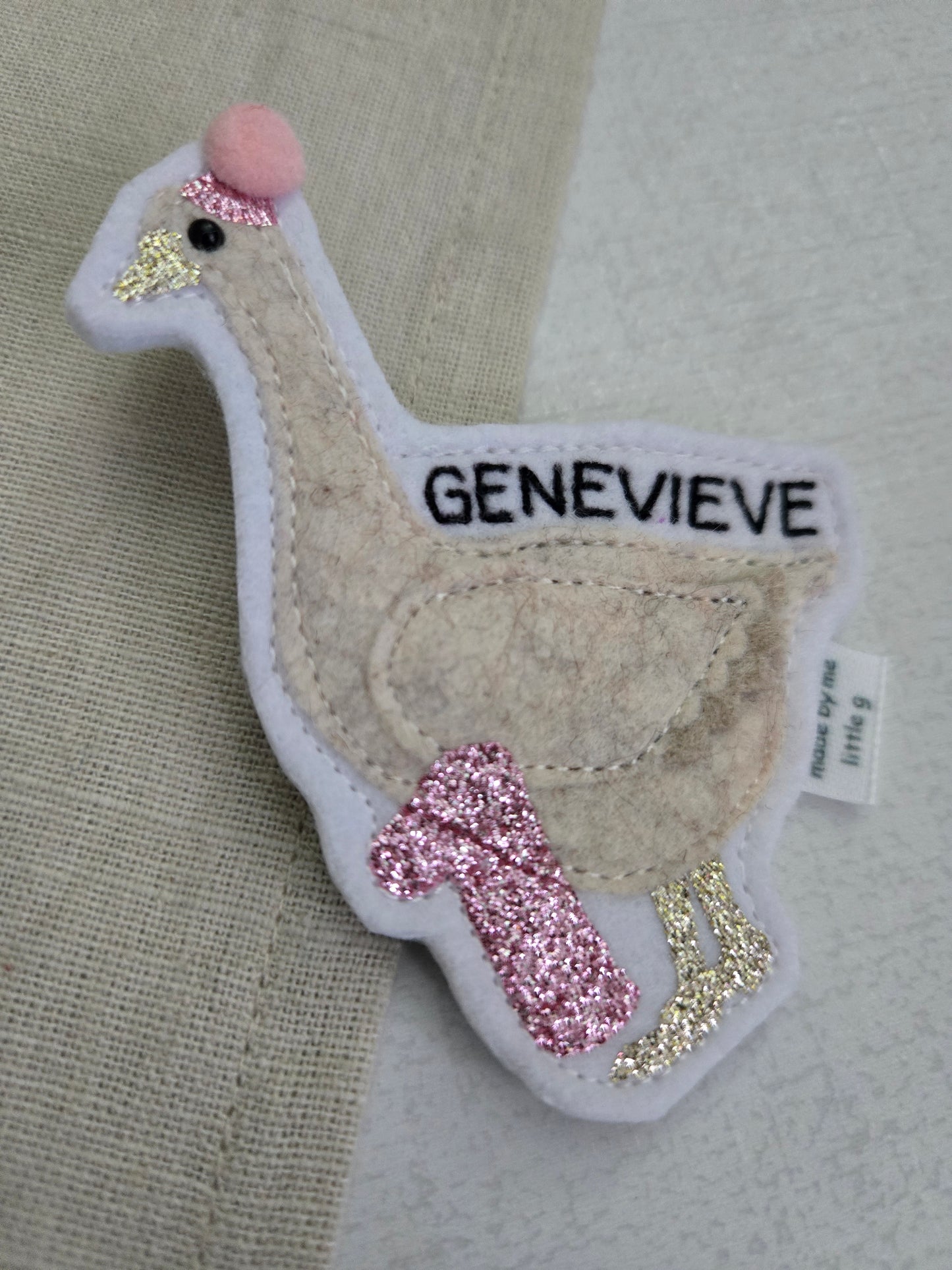 Goose birthday badge