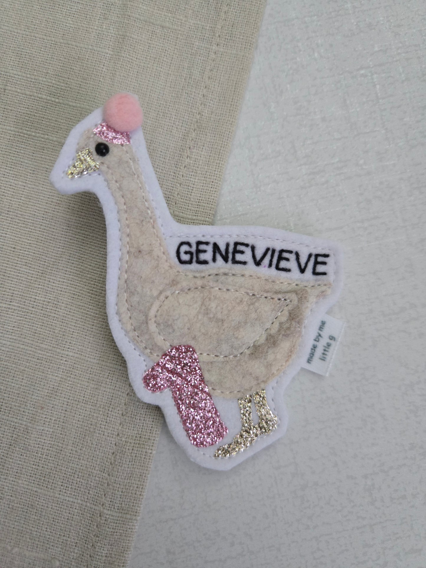 Goose birthday badge