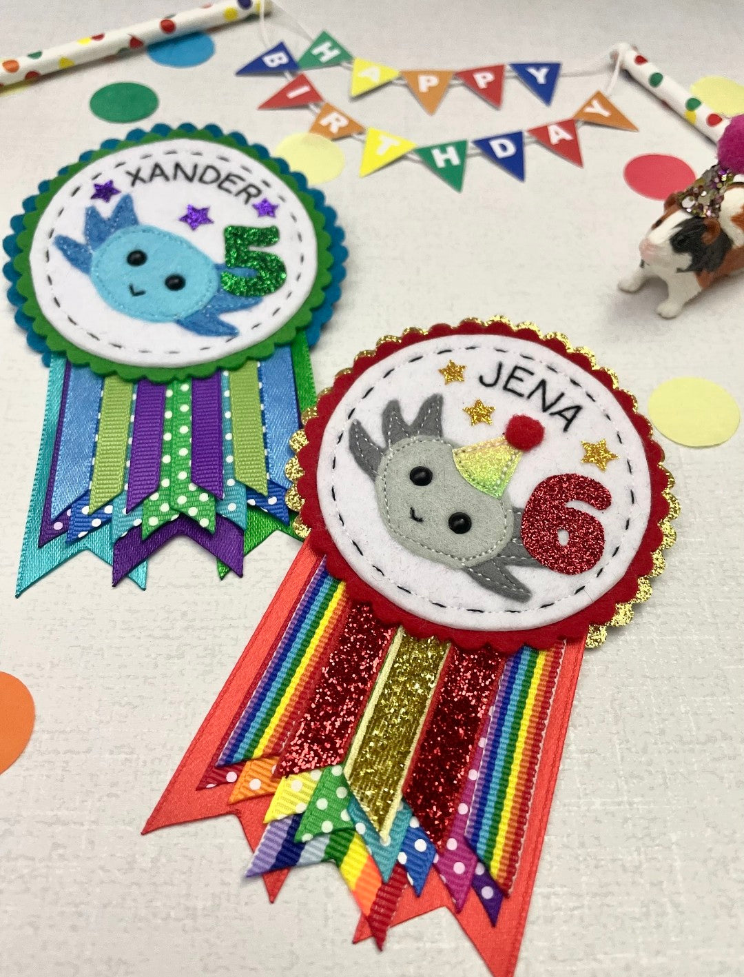 Custom Animal Birthday Rosette