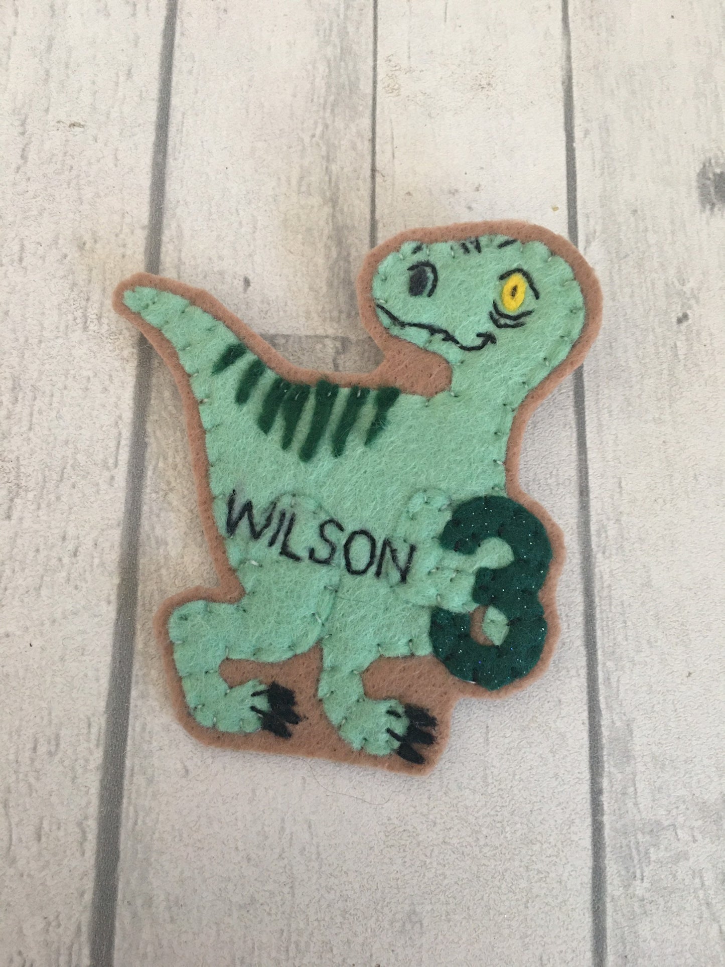 Dinosaur birthday badge, birthday badge, dino birthday badge, personalised birthday badge