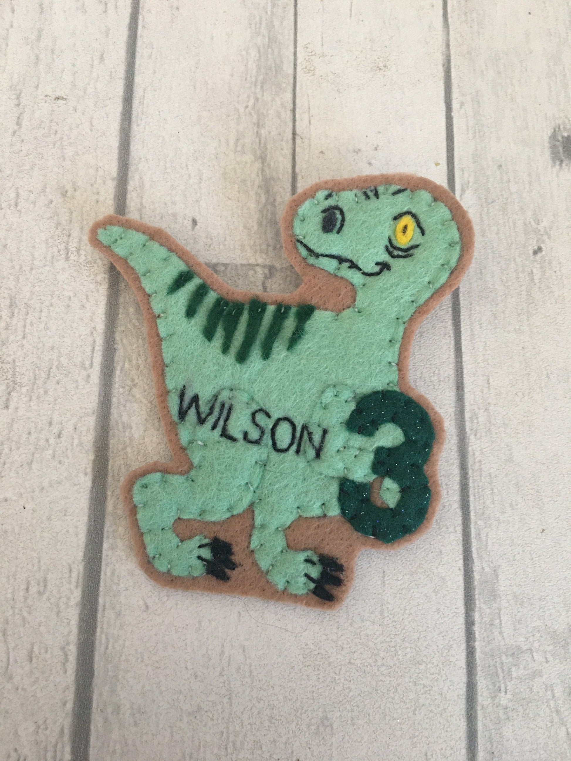 Dinosaur birthday badge, birthday badge, dino birthday badge, personalised birthday badge