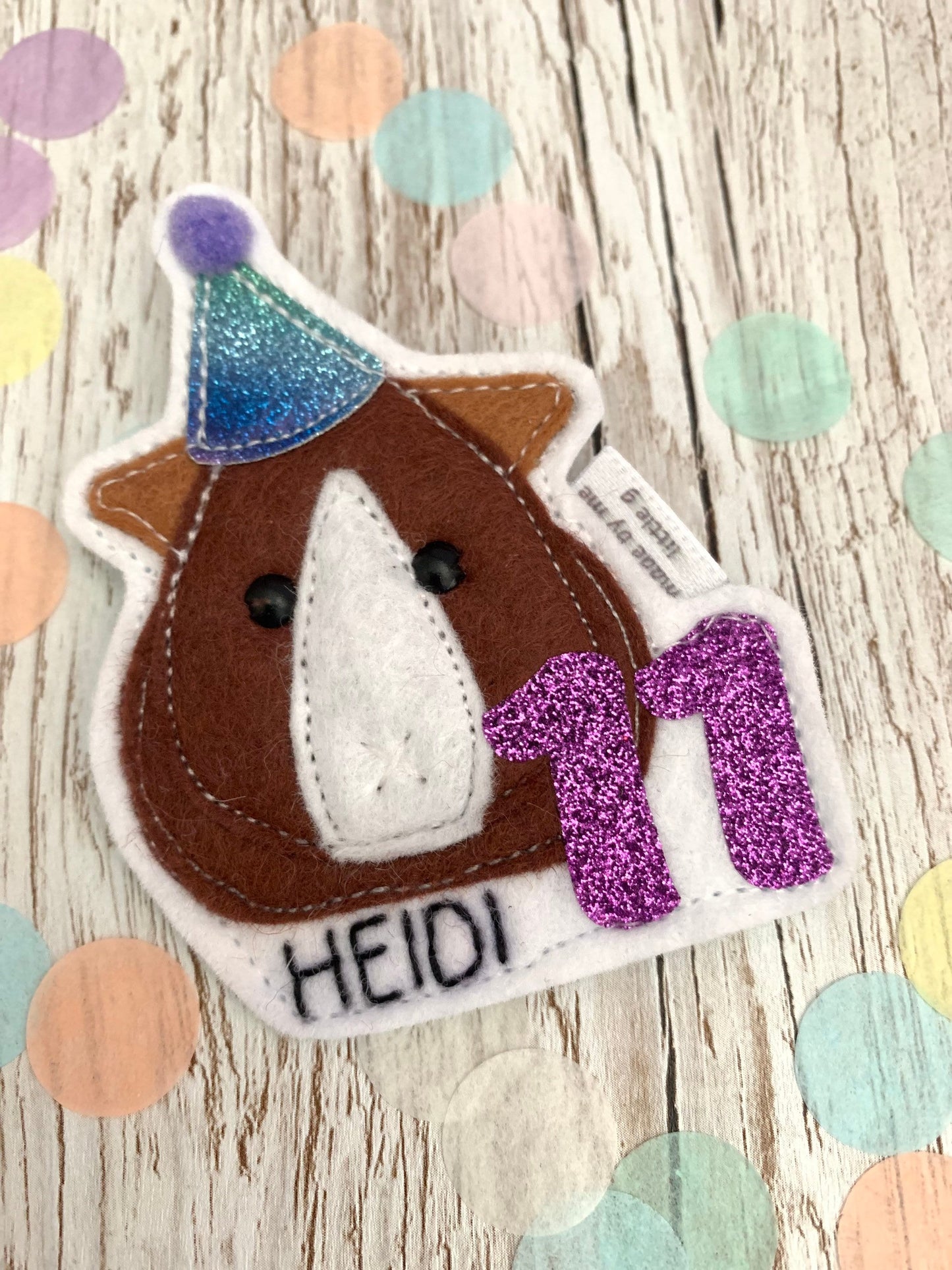 Guinea pig birthday badge, personalised guinea pig birthday badge, birthday badge, guinea pig badge, guinea pig birthday
