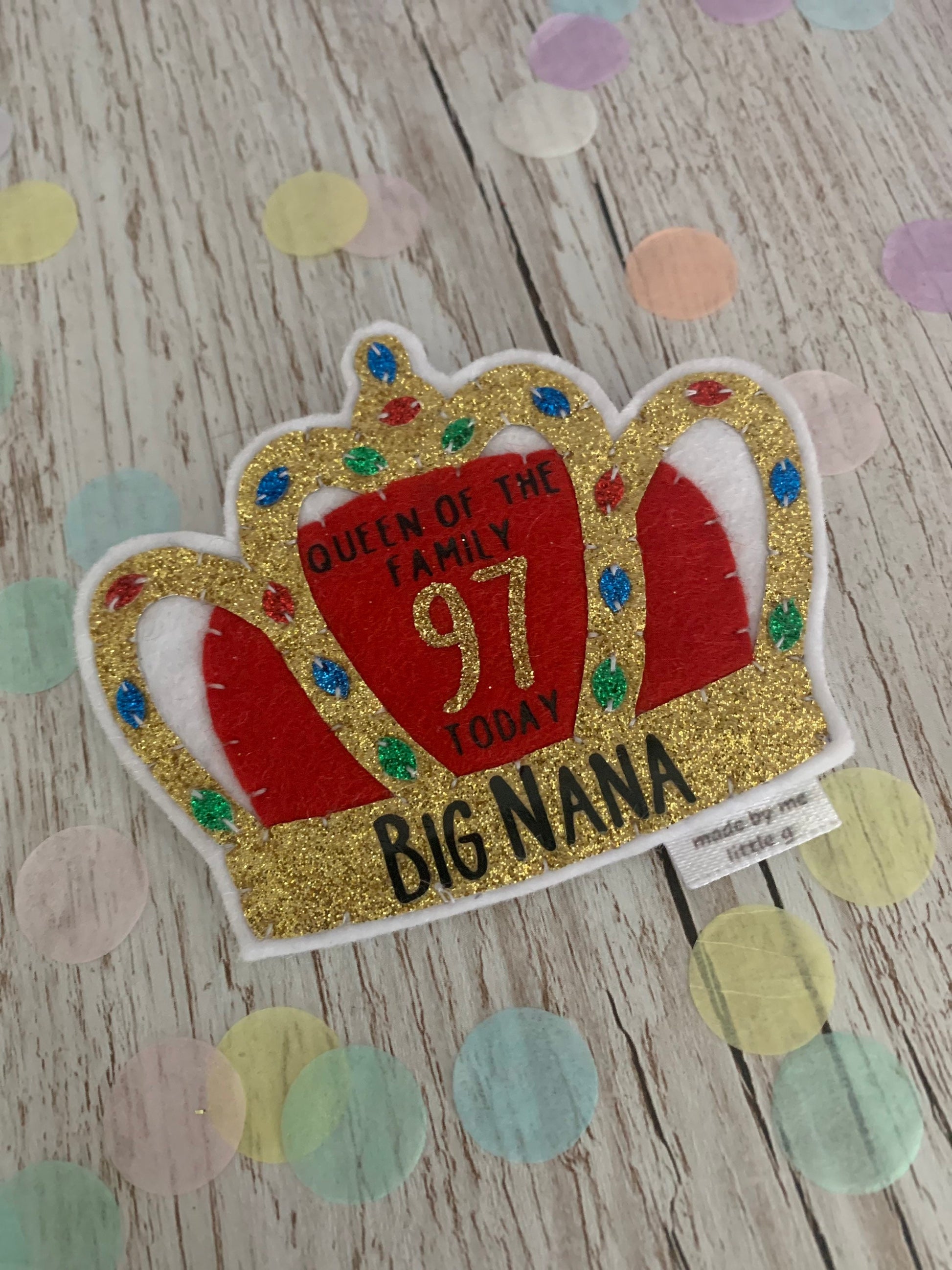 Crown, queen, royal birthday badge, birthday badge, crown badge, queen birthday badge, queen badge, royal birthday, royal birthday badge