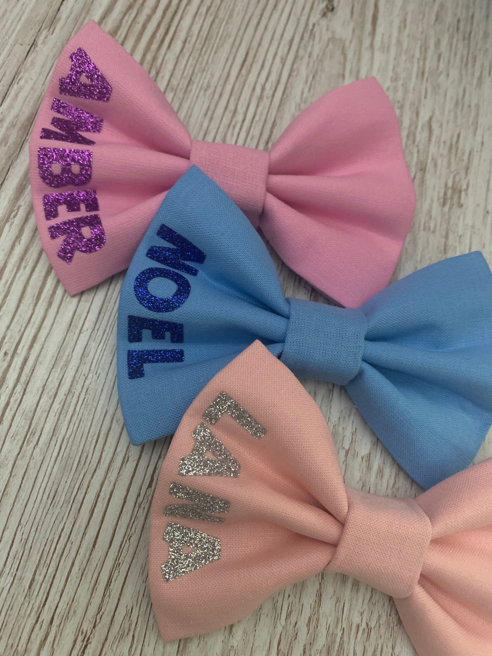 Personalised dog bow tie, dog bow, dog bow tie, initial dog bow, initial dog bow tie, collar bow, pet bow tie, pet bow