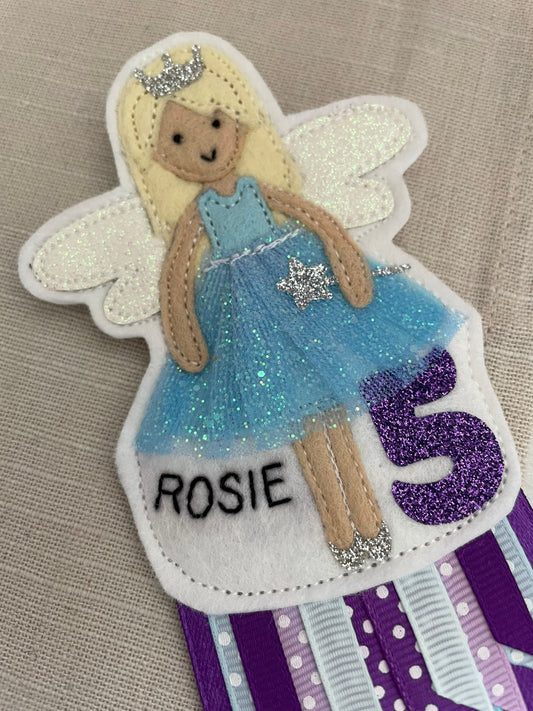 Fairy birthday badge, personalised fairy birthday badge, birthday badge, fairy birthday, fairy badge